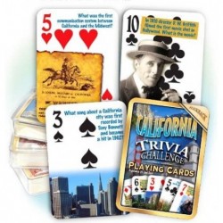 California Trivia Challenge Playing Cards (52-Card Poker Deck) $22.03 Card Games