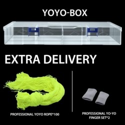 Yo-Yo Ball Storage Boxes Storage Bag for Yoyo Ball Accessories 8 Yo-Yo Storage Compartments and 2 Accessory Storage Box $42.2...