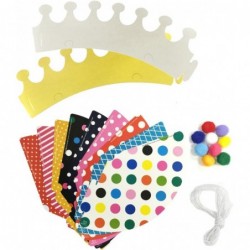 Wrapables® Kids Mini-Sized Party Hats with Pom Poms and Crowns for Birthday Parties and Holidays $16.37 Kids' Party Hats