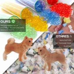 9PCS Cupcake Dog Toy Puppy Toys Cake Topper Miniature Dog Figure Toys Shiba Inu Labrador Retriever German Shepherd Figurines ...