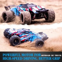 Remote Control Car 1:18 Scale 45Km/h 4WD RC Car Waterproof Drift Off-Road New Upgraded Brush Motor with Two Rechargeable Batt...