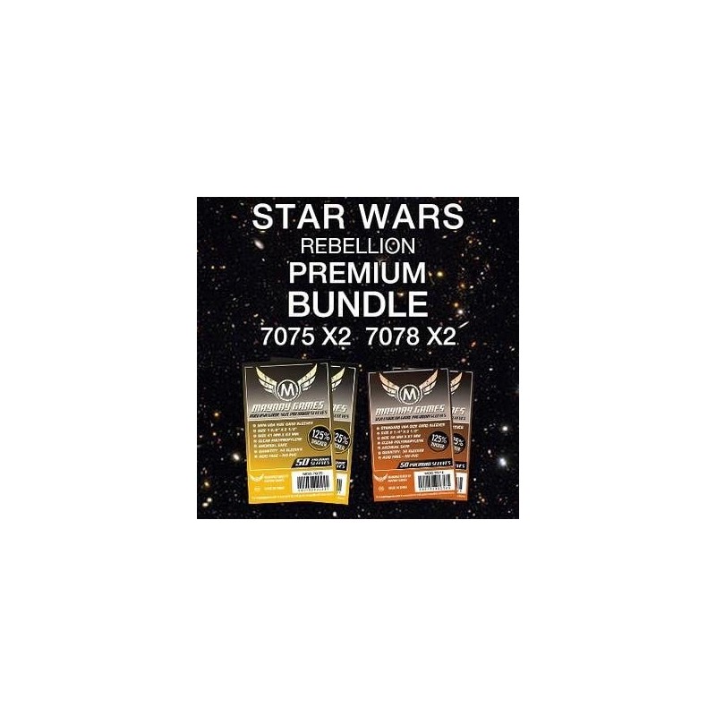 Star Wars Rebellion Game Accessory- Premiun Card Sleeve Bundle $21.31 Card Games