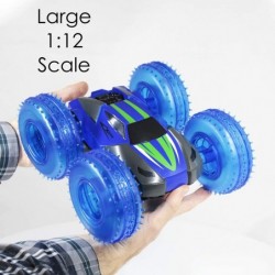 Remote Control Car 1:12 Scale Large High Speed RC Stunt Monster Truck Double Sided 2.4GHz Radio Control Performance Tumbling ...