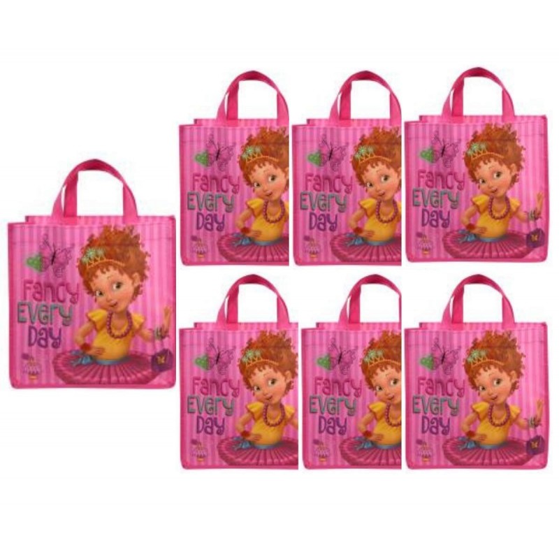 Tote Bags Set of 6 Party Favor Girl Birthday $21.43 Kids' Party Favor Sets