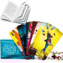 78pcs Classic Tarot Cards Deck for Beginners with Guidebook Big Size 4.75" × 2.8" Cards Set Clarification and Complement Read...