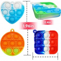 20 Pcs Mini Pop Fidget Toy Valentines Day Gifts for Kids Gifts Stuffers Push Bubble Popper Sensory Keychain Toys Bulk Stress ...