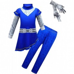 Zombies Alien Costume for Girls Halloween Cosplay Outfits with Gloves 6 - 12Y $37.92 Kids' Costumes