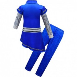 Zombies Alien Costume for Girls Halloween Cosplay Outfits with Gloves 6 - 12Y $37.92 Kids' Costumes