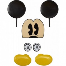 DecoSet? Disney Mickey Mouse Cake Topper 7-Piece Topper Set with Ears Eyes Buttons and Shoes Made of Food-Safe Plastic $17.76...