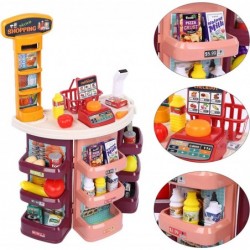 Kids Grocery Store Playset | Supermarket Playset with Accessories | Grocery Play Store Shopping Cart & Scanner for 2 to 5 Yea...