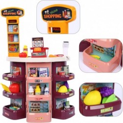 Kids Grocery Store Playset | Supermarket Playset with Accessories | Grocery Play Store Shopping Cart & Scanner for 2 to 5 Yea...