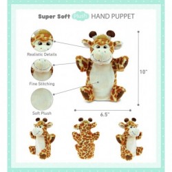 DolliBu Giraffe Plush Hand Puppet For Kids - Soft Plush Stuffed Animal Hand Puppet Toy for Puppet Show Games & Puppet Theater...