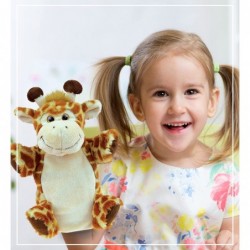 DolliBu Giraffe Plush Hand Puppet For Kids - Soft Plush Stuffed Animal Hand Puppet Toy for Puppet Show Games & Puppet Theater...