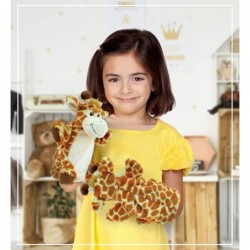 DolliBu Giraffe Plush Hand Puppet For Kids - Soft Plush Stuffed Animal Hand Puppet Toy for Puppet Show Games & Puppet Theater...