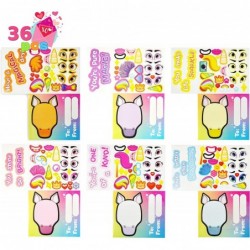 28 Pcs Valentine Unicorn Make A Face Stickers Cards for Kids Valentine's Day Craft Greeting Cards for Party Favor Classroom E...