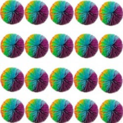 Pack of 20PCS Monkey Stringy Balls Stress Relief Balls Colorful Bouncy Balls Fitness Size of 2.8 inches/ 7cm Monkey Strings P...