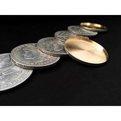 Morgan Dollar Shell and Coin Set (5 Coin +1 Head Shell+1 Tail Shell) Magic Coin Magic Tricks Illusions Close up Fun $47.18 Ma...