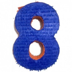 Blue Number Eight Pinata $69.33 Piñatas