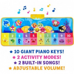 Pinkfong Baby Shark Official - Step & Sing Piano Dance Mat Multicolor $30.10 Electronic Dance Mats