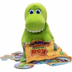 Game-A-Saurus Rex - Play 10 Different Games with Plush Dinosaur - Store Game Pieces Inside Rex $29.60 Board Games