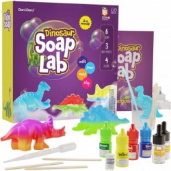 Dino Soap Making Kit for Kids - Dinosaur Science Kits for Kids All Ages - STEM DIY Activity Craft Kits - Crafts Gift for Girl...