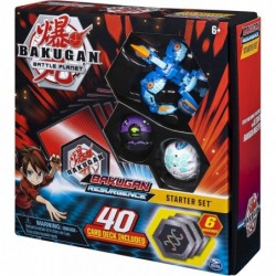 Bakugan Battle Brawlers Starter Set with Transforming Creatures Aquos Pyravian for Ages 6 & Up $60.21 Play Figure Playsets