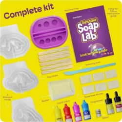 Dino Soap Making Kit for Kids - Dinosaur Science Kits for Kids All Ages - STEM DIY Activity Craft Kits - Crafts Gift for Girl...