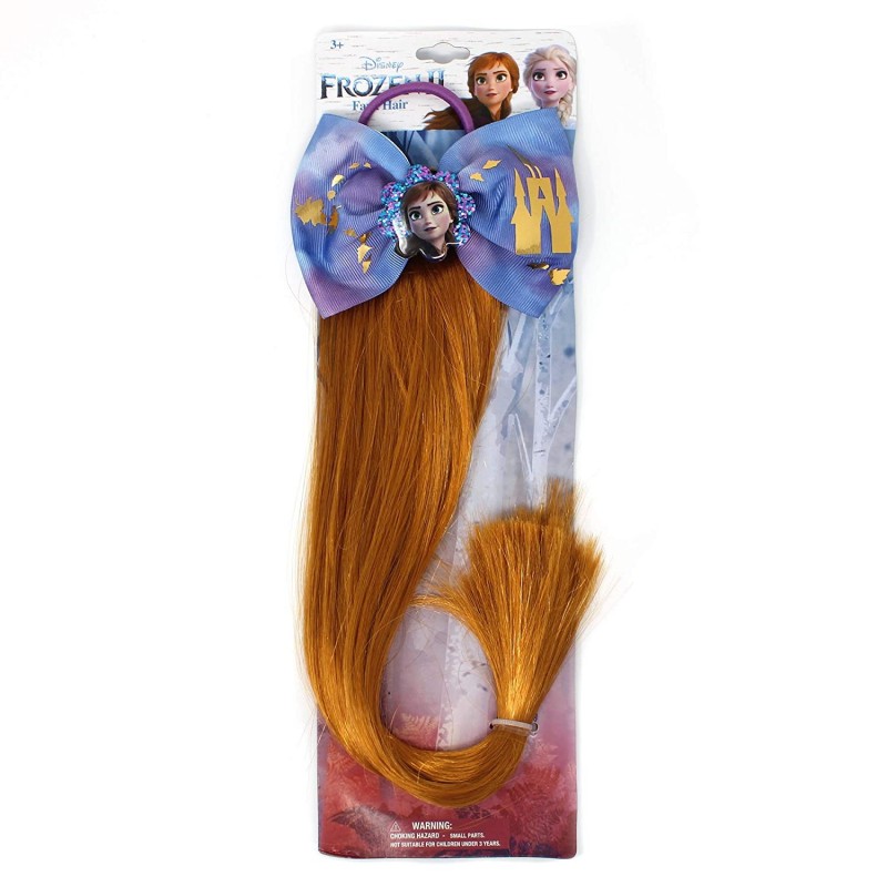 Frozen 2 Girls Princess Anna Faux Hair Braid with Bow $16.14 Kids' Dress-Up Accessories