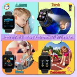 Kids Smart Watch with 1.54 inch HD Touch Screen 24 Games Music Player Video & Audio Recording Camera Alarm Clock Calculator 1...