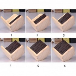 Wooden Brain Teaser Puzzle Cube Wooden Puzzles T-Shaped Jigsaw Logic Puzzle Educational Toy for Kids and Adults (Wine) $19.33...