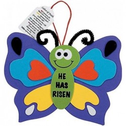 The Salvation Story Butterfly Bible Craft Kit - Makes 12 - Religious DIY Crafts for Kids and Sunday School Activities $26.17 ...