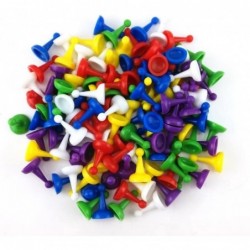 120pcs Multi-Color Pawns Pieces for Board Games Tabletop Markers Component $17.61 Game Accessories