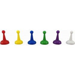 120pcs Multi-Color Pawns Pieces for Board Games Tabletop Markers Component $17.61 Game Accessories