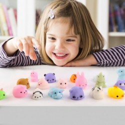 68 Pack Mochi Squishy Toys Mini Animal Stress Reliever Squeeze Toy Valentines Day Xmas Gifts Classroom Prize Goodie Bags East...