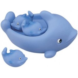 Rubber Dolphin Family Bathtub Toy Pals or Pet Toy Set $17.02 Bathtub Toys