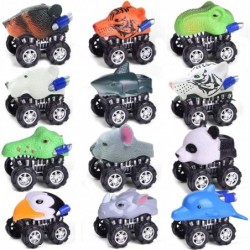 12 Pack Large Monster Pull Back Cars Animal Pull Back and Go Vehicles Toy Playset for Kids and Toddlers $31.89 Kids' Play Car...