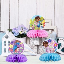 Doc McStuffins Centerpiece Decoration (8 Count)-Doc McStuffins Honeycomb Centerpieces Party Decorations Table Decorations for...