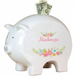 Personalized Honey Bees Piggy Bank $85.66 Kids' Money Banks