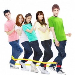 Cooperative Band Walker 5-Legged Race Band Set Game Teamwork Training for Children Adult Pack of 2 $34.18 Kids' Fitness Equip...