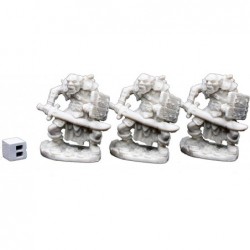 77019: Orc Swordsman (3) Dark Heaven Bones Plastic Miniatures $16.18 Miniature Novelty Toys