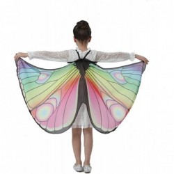 Butterfly Wings Costume for Girls kids Cape with Mask Headband Shawl Nymph Pixie Accessory $16.80 Kids' Costumes