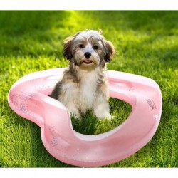 Inflatable Swim Rings 47.3" x 39.4" Heart Shaped Swimming Pool Float Loungers Tube Water Fun Beach Party Toys for Kids Adults...