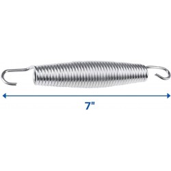 40 Pack 7" Trampoline Spring Galvanized Steel Replacement Free T-Hook APL2076 $84.72 Trampolines & Accessories