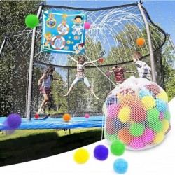 Reusable Water Balls 70PCS Soft Cotton Splash Soaker Bouncing Ball Super Absorbent Water Fight Balloons for Kids Adult Summer...