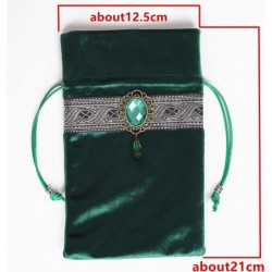 Tarot Cards Bag Tablecloth Table Altar Cloth Tarot Tloth Witchcraft Astrology Divination Non-Slip mat (Green) $39.87 Fortune ...