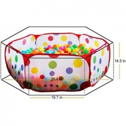 Kids Indoor Pop Up Ball Play Tent Playhouse Ball Pit Pool Playpen - Great Outdoor Toddler Toys-Balls Not Included (Ball Tent)...