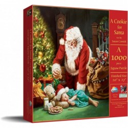 A Cookie for Santa 1000 Piece Jigsaw Puzzle by SunsOut $33.11 Jigsaw Puzzles