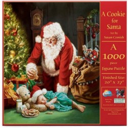 A Cookie for Santa 1000 Piece Jigsaw Puzzle by SunsOut $33.11 Jigsaw Puzzles