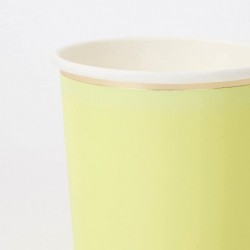 Pale Yellow Tumbler Cups $15.70 Kids' Party Tableware