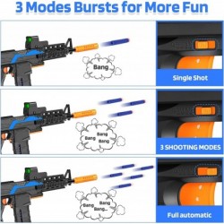 Toy Gun for Nerf Guns Automatic Sniper Rifle 3 Modes Burst Electric Toy Foam Blaster with 120 Bullets 2 Magazines & Goggles D...